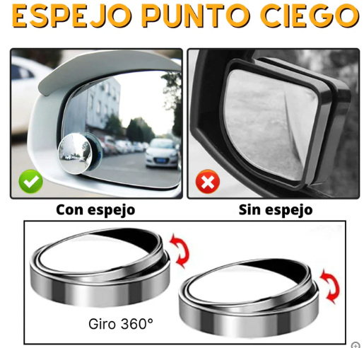 2 Espejo Retrovisor Punto Ciego - Altinum™