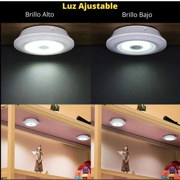 SET 3 LUZ LED + CONTROL REMOTO INALÁMBRICO